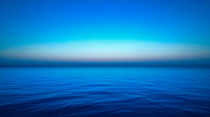 Fototapeta premium A soothing blue gradient background with smooth transitions, fading from a deep navy blue at the edges to a lighter sky blue toward the center.