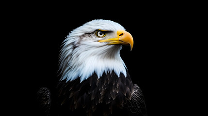 Obraz premium Portrait of a Majestic Bald Eagle