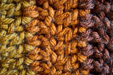 Intricate Knitted Yarn Texture Pattern Top Down Perspective