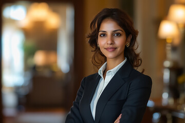 Fototapeta premium Corporate Indian woman