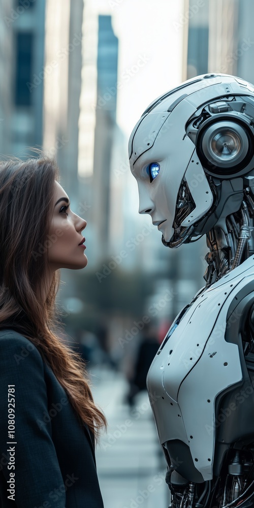 Poster In this intriguing exploration of the future landscape of business, we delve into the fascinating realm of humanrobot interaction within the workplace environment and its transformative effects