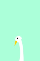 Simple duck image suitable for wallpaper
