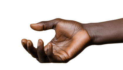 Demonstrating a Relaxed Open Hand Posture Illustrating Awareness and Calmness in Body Language Hand posture