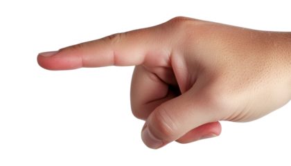 Single finger pointing upward showcasing an assertive gesture that emphasizes communication and expression through hand posture.