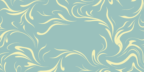 Fototapeta premium White swirling lines create a marble effect on a dusty blue background, forming an abstract geometric design suitable for various design applications