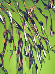 abstract paper streamer vector pattern, 