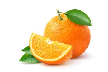 Orange With Slice 