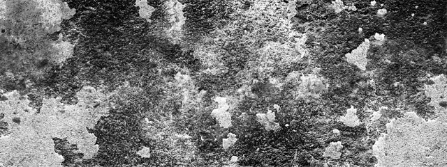 Black and white natural marble texture background. Outdoor antique old white concrete wall with crack texture background. Texture of a concrete wall with cracks and scratches