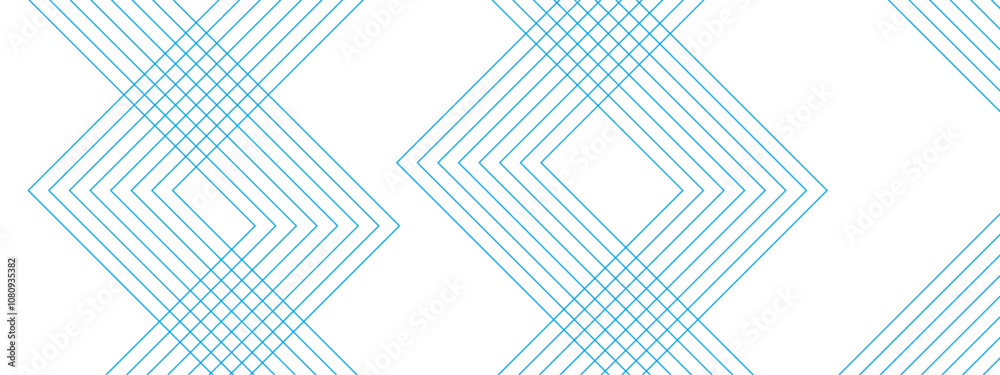 Poster Abstract background colorful technology Geometric squares in bright light landscape with lines. Vector futuristic architecture concept with digital geometric connection blue lines.