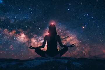 Create a serene atmosphere for yoga practice under the stars to unwind, connect with nature, and cosmic energy. Enjoy moments of contemplation and relaxation in the peaceful night sky