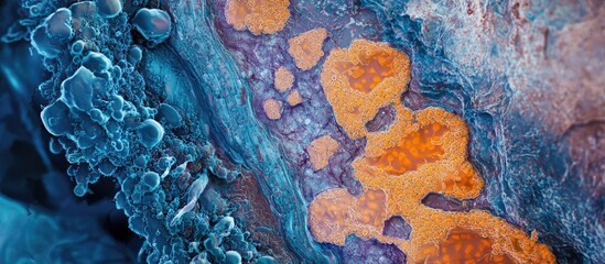 Colon Cancer Light Micrograph Photo Under Microscope