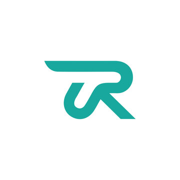 tr logo design vector template, initial tr letter logo design vector, initial rt letter logo, rt logo design for any business, TR Alphabet letters Initials Monogram logo