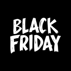 A bold Black Friday vector design featuring eye-catching typography and dynamic elements, perfect for promoting sales and special offers.