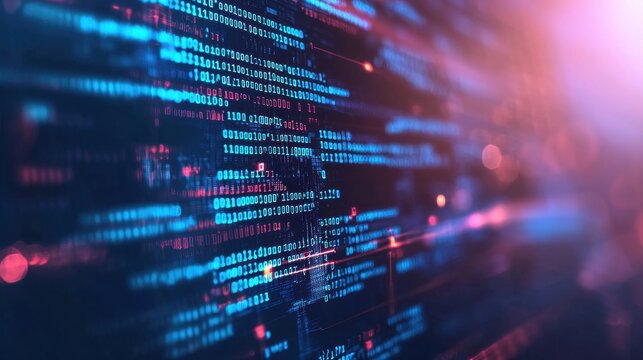 Programming code abstract technology background showcasing software development.