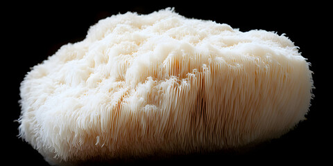 Lion's mane - Hericium erinaceus, medicinal mushroom used to support memory and brain cognitive functions.