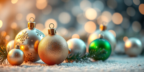 Christmas ornaments. Christmas background