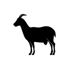 Goat silhouette icon