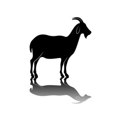 Goat icon vector