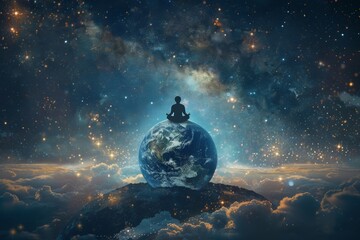 Embark on a cosmic yoga experience with a meditative journey among the stars. Find balance and harmony in the celestial realm as you explore the cosmic and galactic wonders of the universe