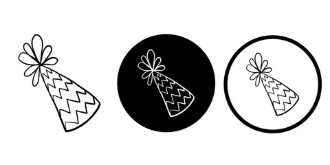 Happy birthday vectors icon set