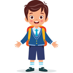 Obraz premium Portrait of a smiling boy