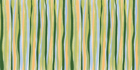 Abstract Spring Vibes Illustration with Vertical Stripes
