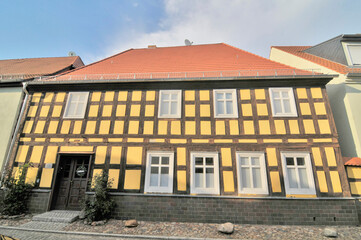 The city of Lubbenau in Germany