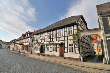 The city of Lubbenau in Germany