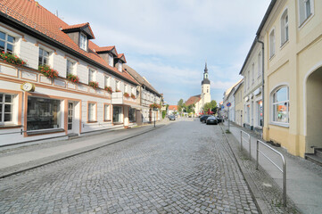 The city of Lubbenau in Germany