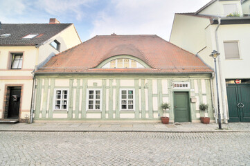 The city of Lubbenau in Germany