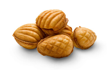 A heap of tasty homemade cookies with filling