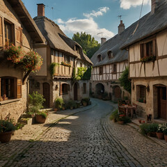 Fototapeta premium street in the town