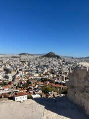 View over Athens city Greece