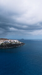 Fototapeta premium view of the sea and mountains