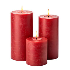 Romantic red Heart Candles &ndash; Perfect for Cozy Ambiance and Special Moments.
