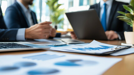 Real Estate Advisor Outlines Innovative Marketing Strategies in a Boardroom for Potential Clients Seeking to Sell Their Apartment