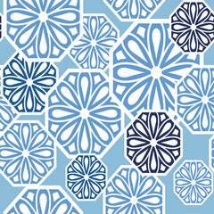 Textile and digital seamless pattern