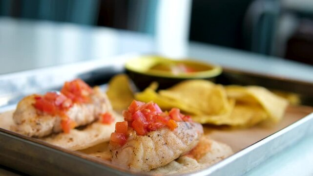 fish burrito burito in a tortilla