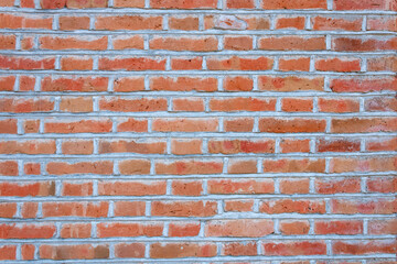 Old red orange brick wall texture