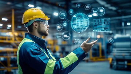 Innovative Manufacturing Industry 4.0 enhances efficiency and sustainability through advanced technologies like automation, blockchain, IoT, and collaboration in the manufacturing sector