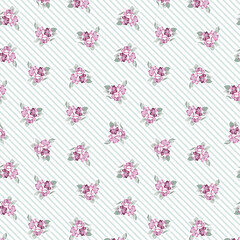 Textile and digital seamless pattern
