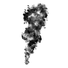 Fototapeta premium Efeito de fumaça, smoke. Ilustração de fumaça, fundo transparente. Arte para cartaz, banner, flyer, fundo de tela, cartão de visita. 