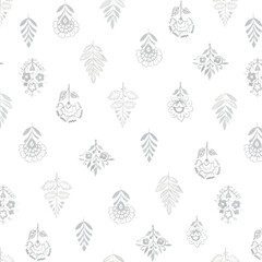 Textile and digital seamless pattern