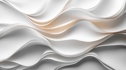 Obraz premium Abstract Paper Waves