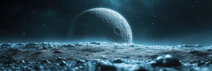 abstract space moon background. close-up macro background moon