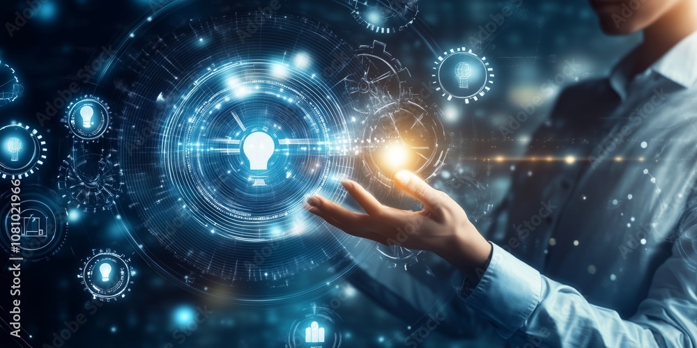 Aufkleber exploring innovative business concepts in a digital era effectively harnessing cuttingedge technolog