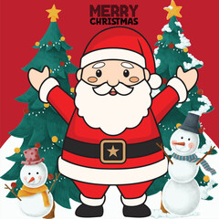 Santa Claus with gifts