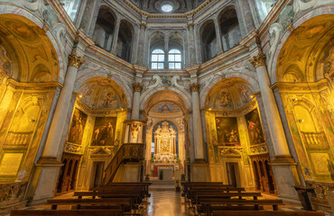PAVIA, ITALY - SEPTEMBER 8, 2024: The church Chiesa di Santa Maria di Canepanova