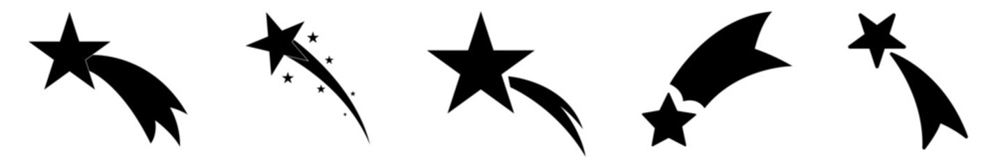 Obraz premium Star icon, christmas stars, black christmas star, black and white, star, shooting star, religious star, star icons, black icons