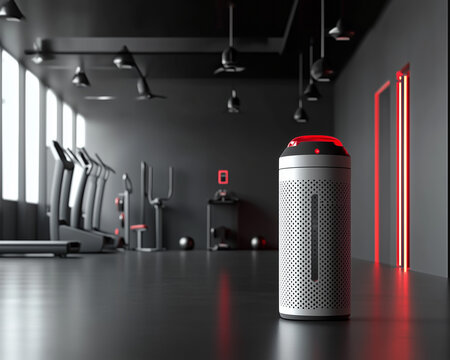 Ruby and Grey Gym Type Sweat Odor Purifier, Sporty and Fresh Environment Enhancer